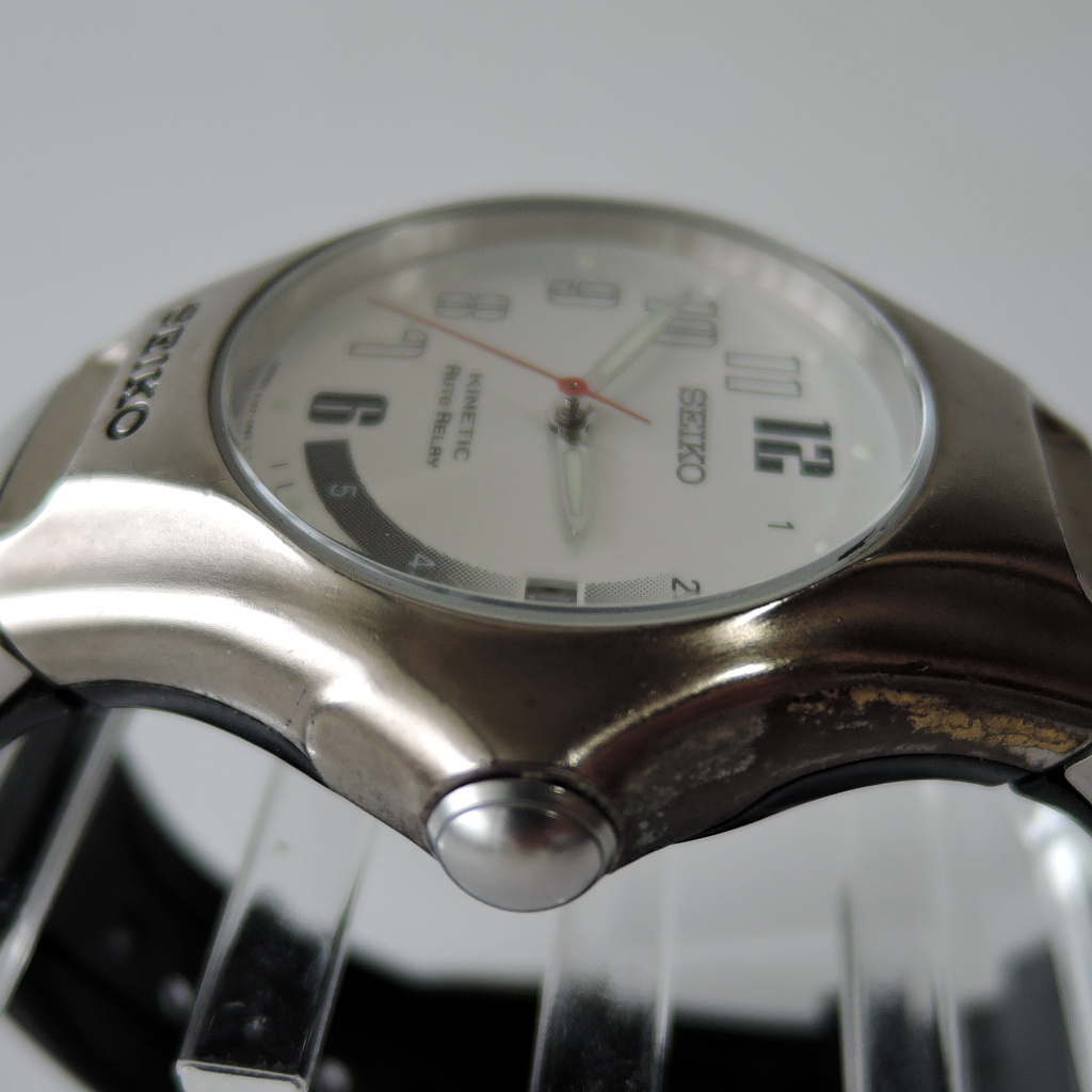 セイコー キネティックオートリレー ヨルグイゼック SEIKO KINETIC AUTO RELAY JORG HYSEK メンズ腕時計の画像5