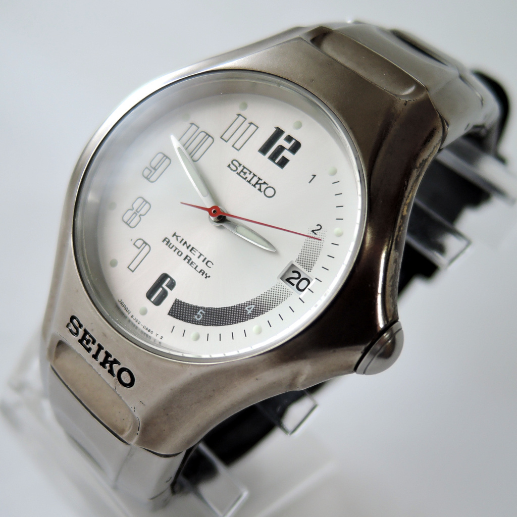 セイコー キネティックオートリレー ヨルグイゼック SEIKO KINETIC AUTO RELAY JORG HYSEK メンズ腕時計の画像8