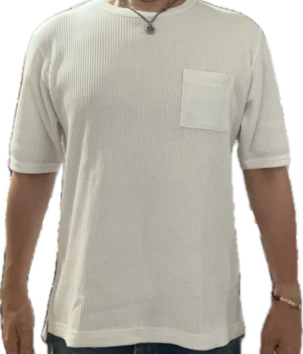THE SHOP TK タケオキクチ 半袖Tシャツ メンズL ホワイト