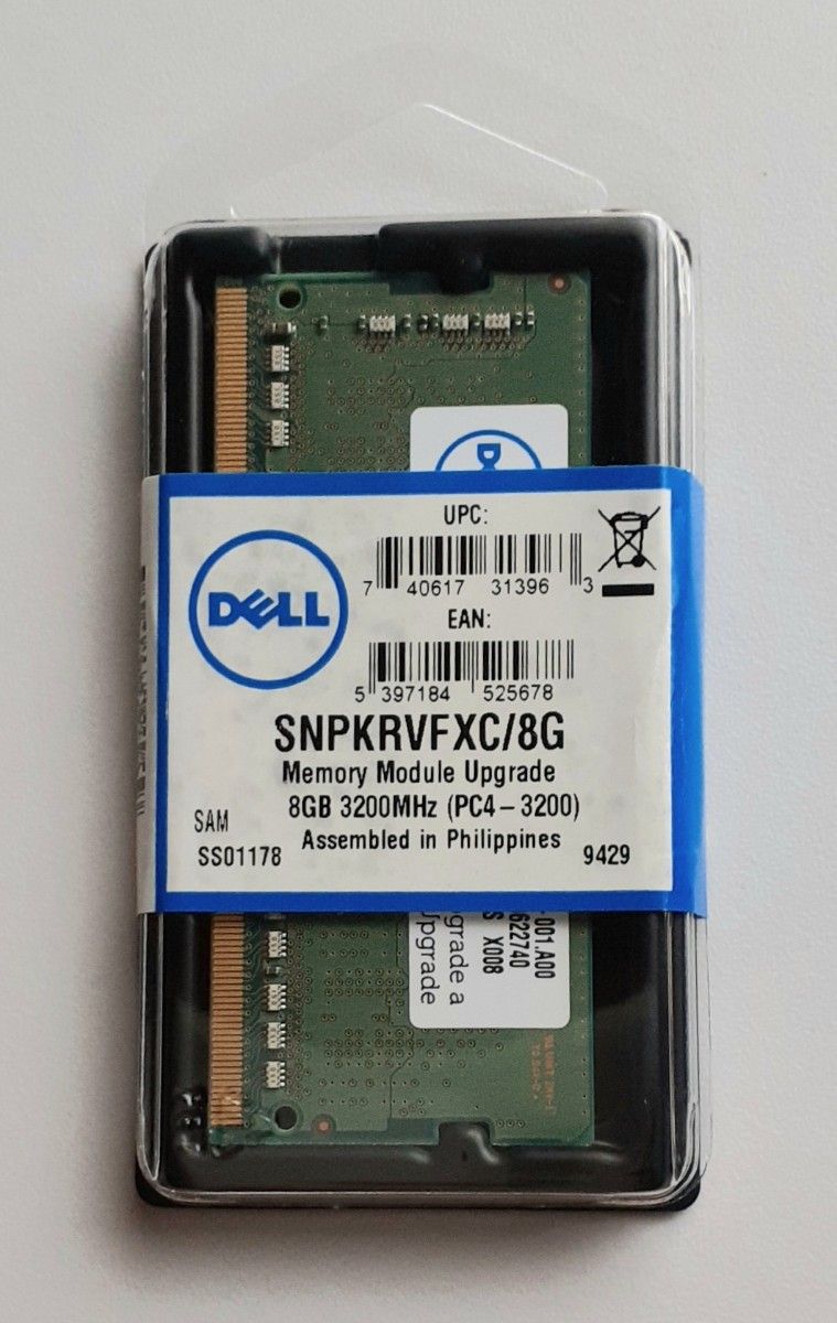 メモリ 8GB 1R×16 PC4-3200AA-SC-11 SAMSUNG DELL