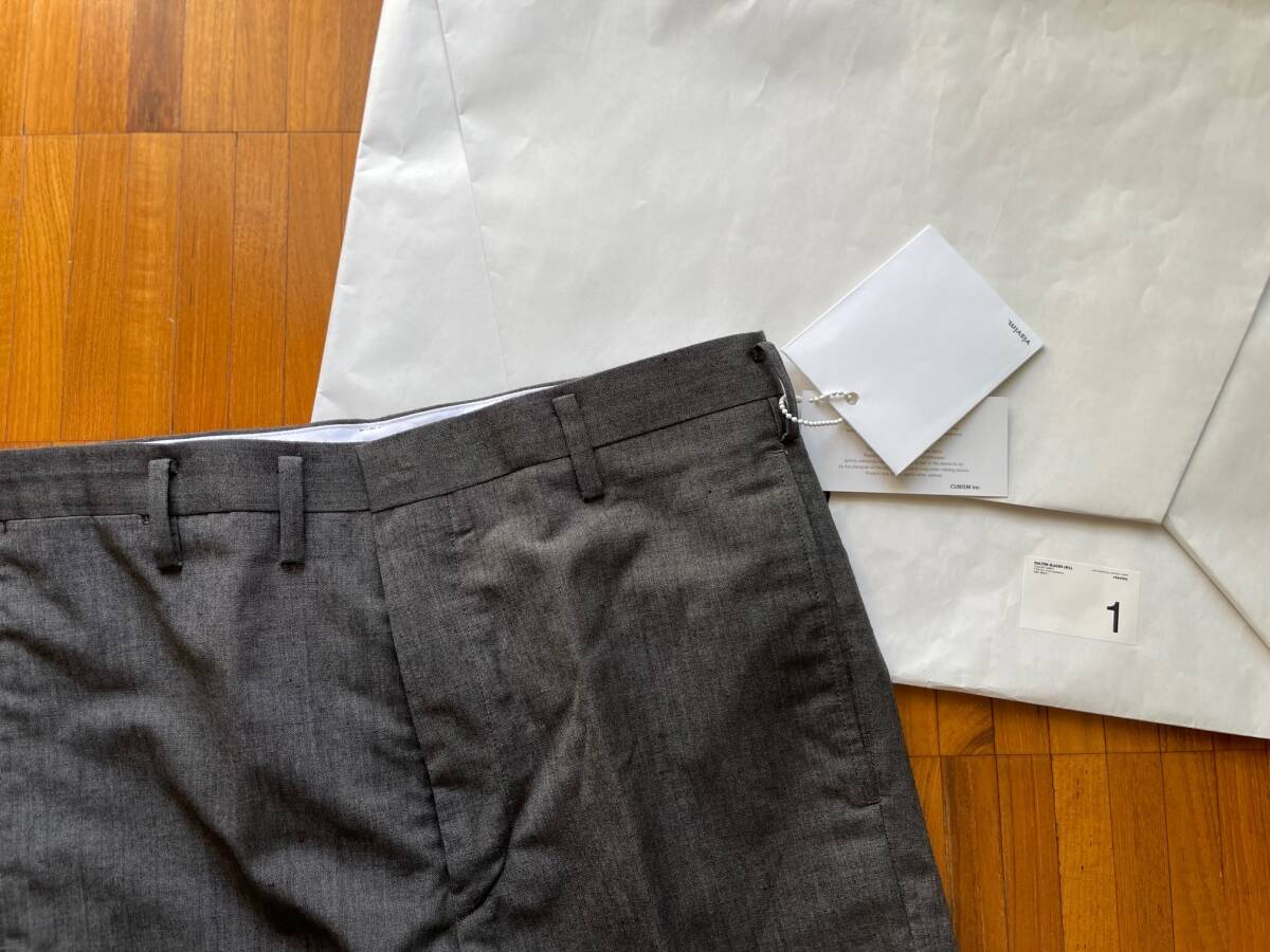 【セットアップ】新品未使用付属品完備 visvim 23ss DALTON SLACKS (W/L) スラックス パンツ スーツ ジャケット comoli auralee 取扱店購入の画像7