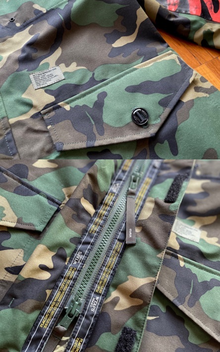 wtaps SHERPA JACKET WOODLAND GORE-TEX CAMO 迷彩 ゴアテックス ジャケット シェルパ neighborhood ecwcs supreme bape ネイバーフッド_画像8