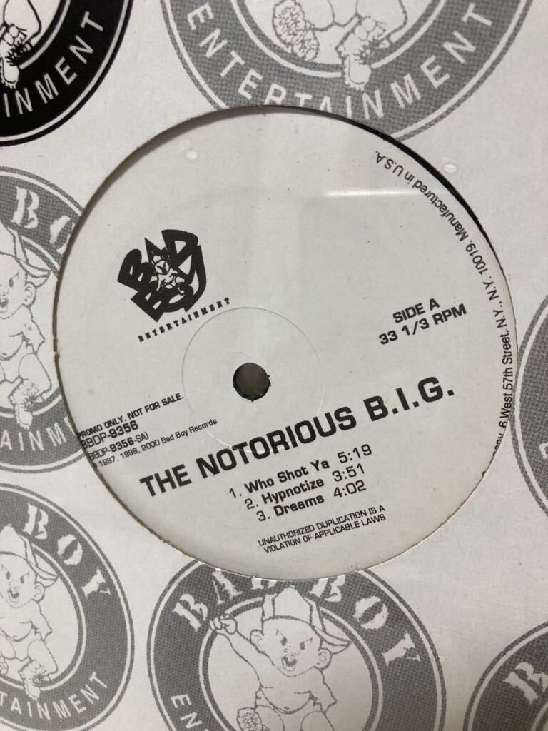 新品未開封 シールド盤 レコード The Notorious B.I.G. Dreams 6 Tracks EP Promo 12'' ノートリアス ビギー_画像2