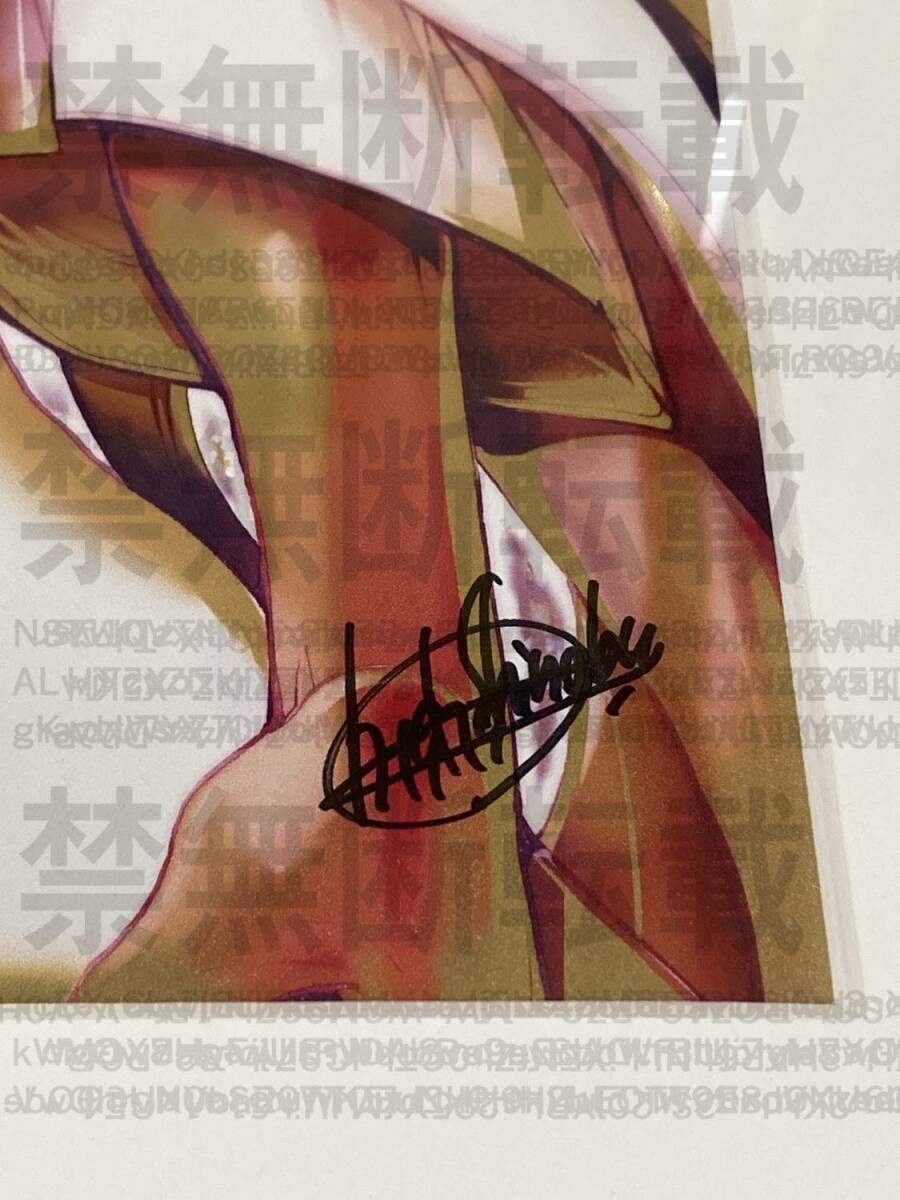 マギ コレクターズアート「金のシンドバッド」直筆サイン入りの画像2