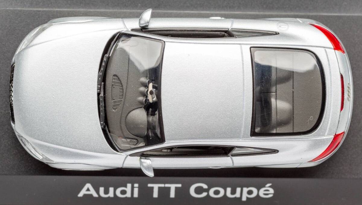 【特注!】Ж 未使用 珍品シュコー1/43 アウディ Audi TT クーペ Coupe 8J 2006 シルバー Silver SchucoЖ Quattro TTS RS 8N R8 PMA MMP