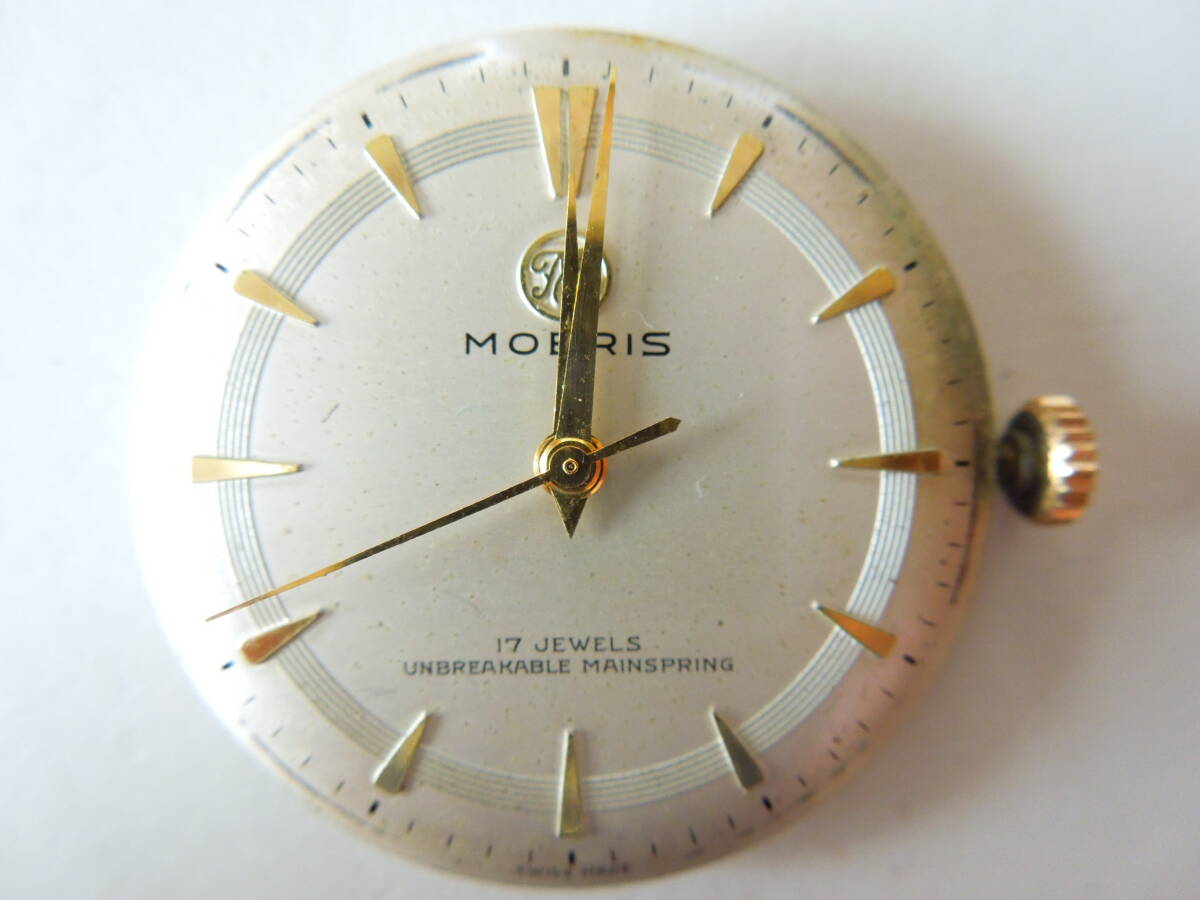 [ machine only ] Morris MOERIS Movement Vintage antique hand winding men's 