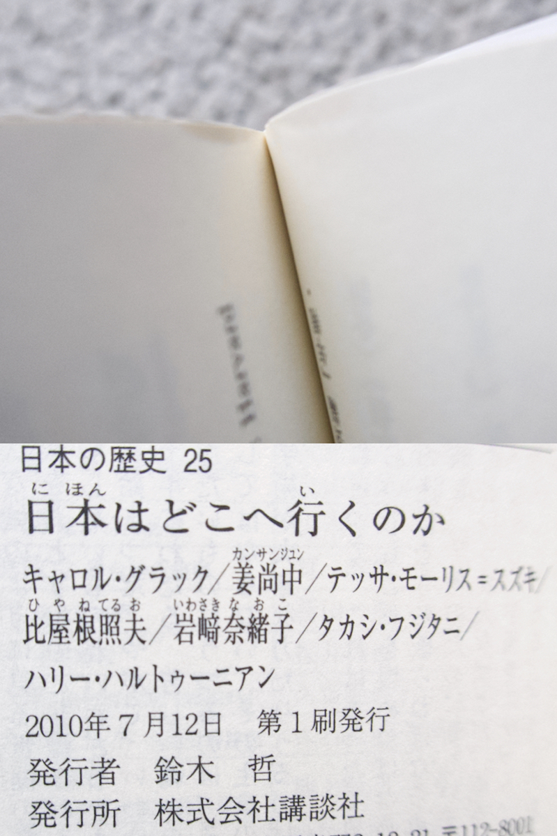 日本の歴史25 日本はどこへ行くのか (講談社学術文庫) C・グラック他_画像9