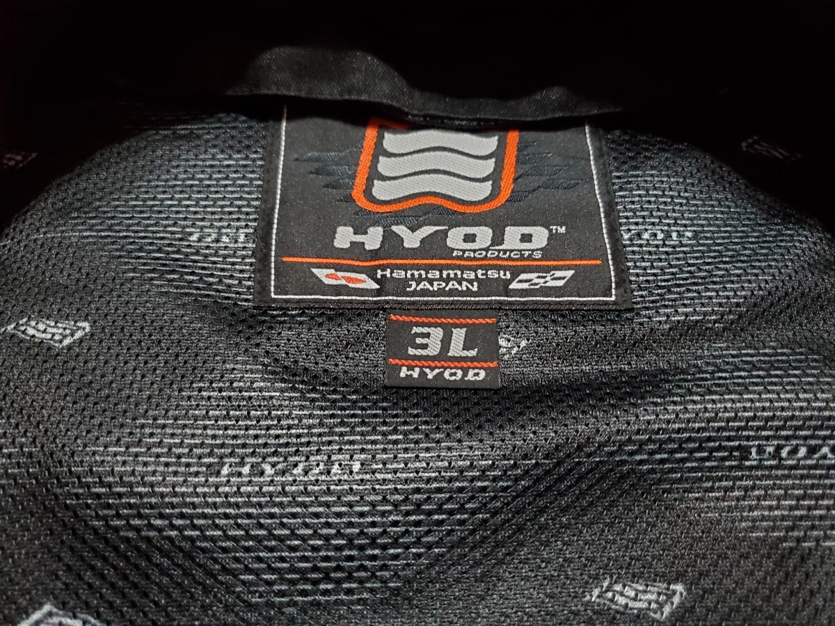 【３L】HYOD D3O SPEED IDメッシュジャケット バイク ライディング ライダース 三点パッド の画像5