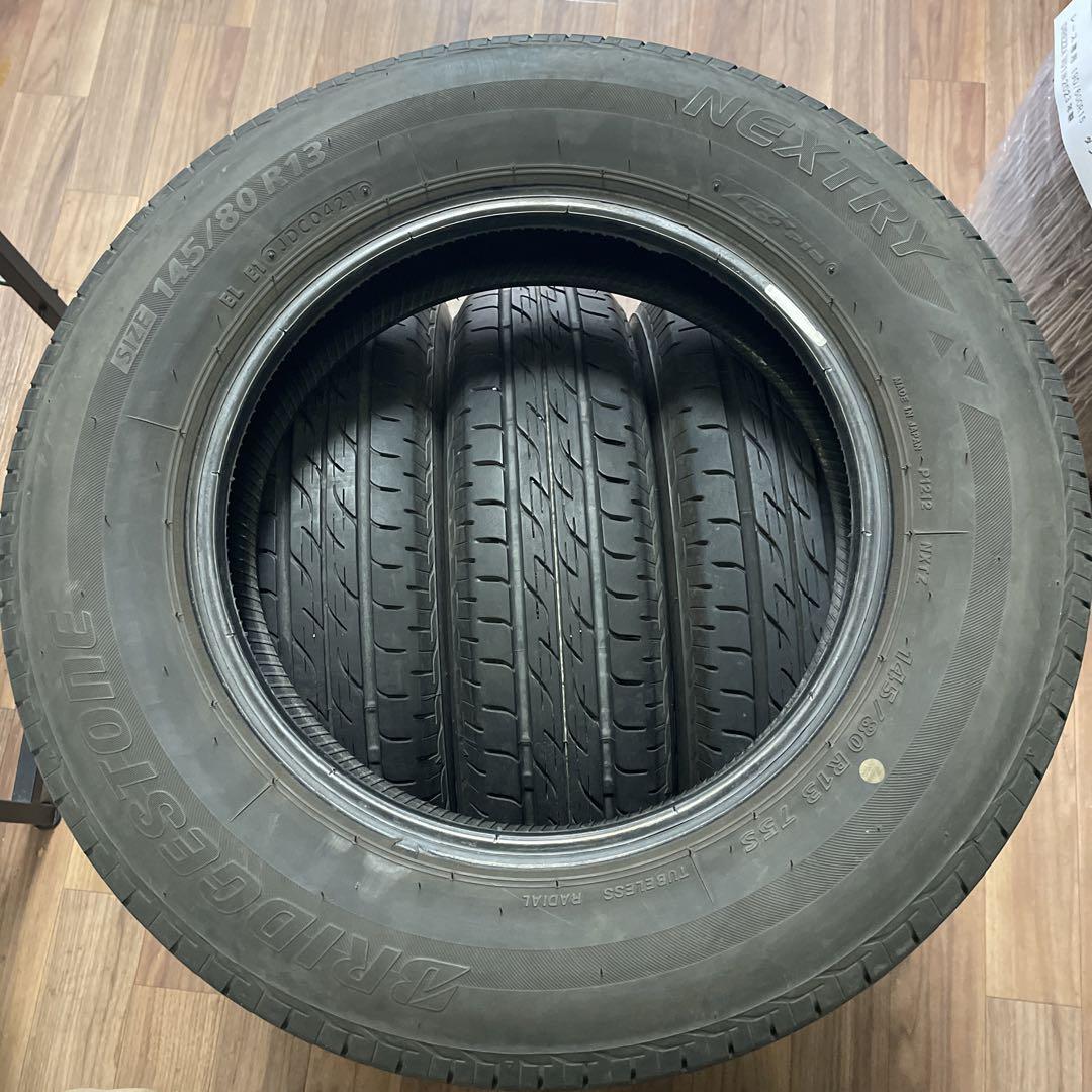 21年製145/80R13 ブリヂストン4本セット　NEXTRY エコピア_画像2