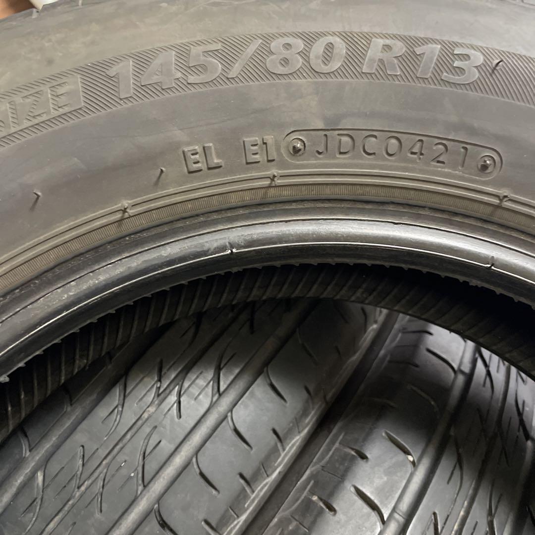 21年製145/80R13 ブリヂストン4本セット　NEXTRY エコピア_画像3