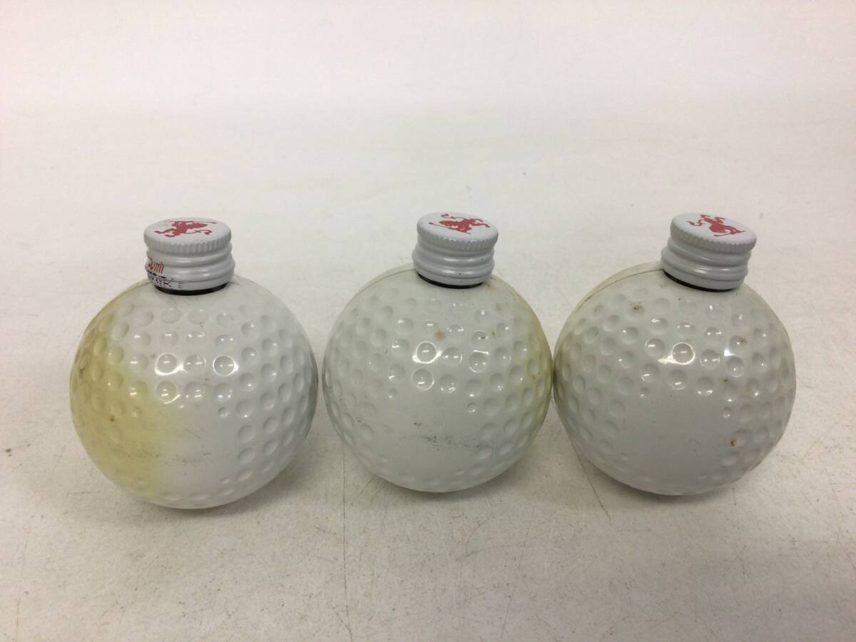 ブレンデッドウイスキー オールド セント アンドリュース ゴルフボール型 ミニボトル 3本セット 50ml 重量番号:3(98)の画像3
