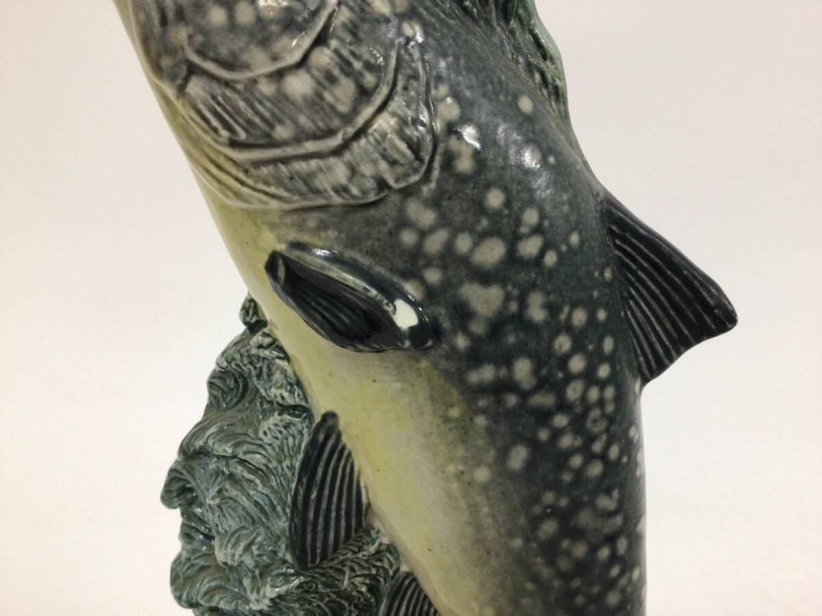 リキュール ルクサルド 陶器 魚型 500ml 重量番号:2 (RW62)_画像7