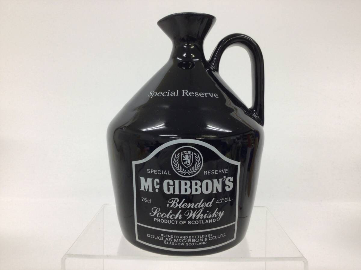 ウイスキー マックギボンズ スペシャルリザーブ陶器ボトル 750ml 重量番号:2 (129)_画像1