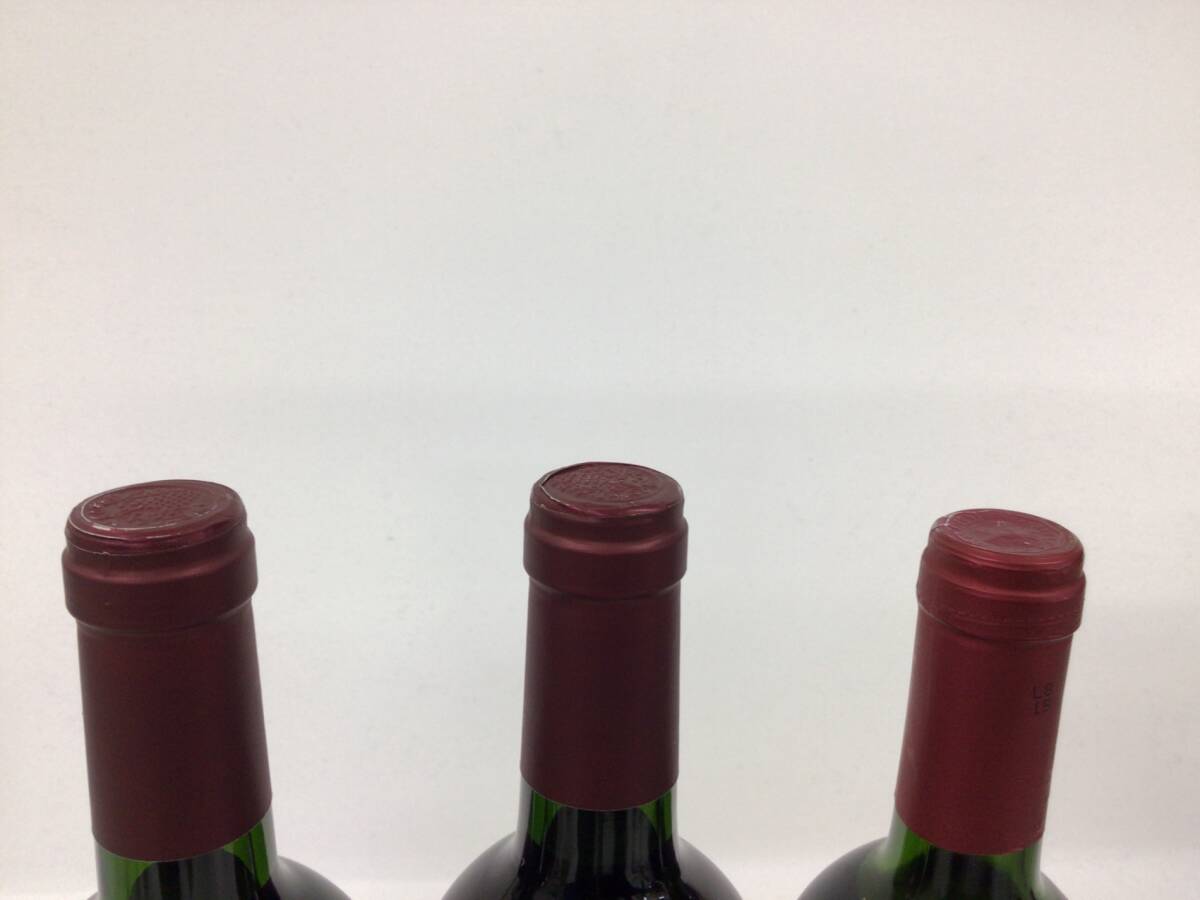 赤ワイン 3本セット 750ml 11.5/12/12.5% 重量番号:6 (RW22)の画像4