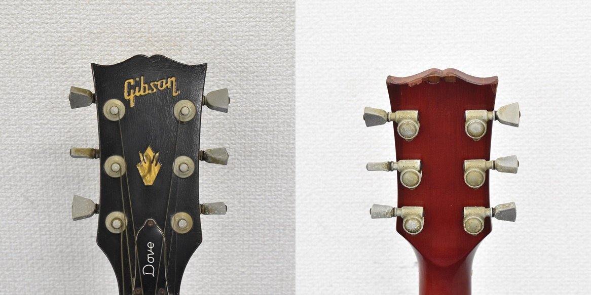 Σ2459 ジャンク品 Gibson USA DOVE CUSTOM Guarantee #B000036 ギブソン アコースティックギターの画像5