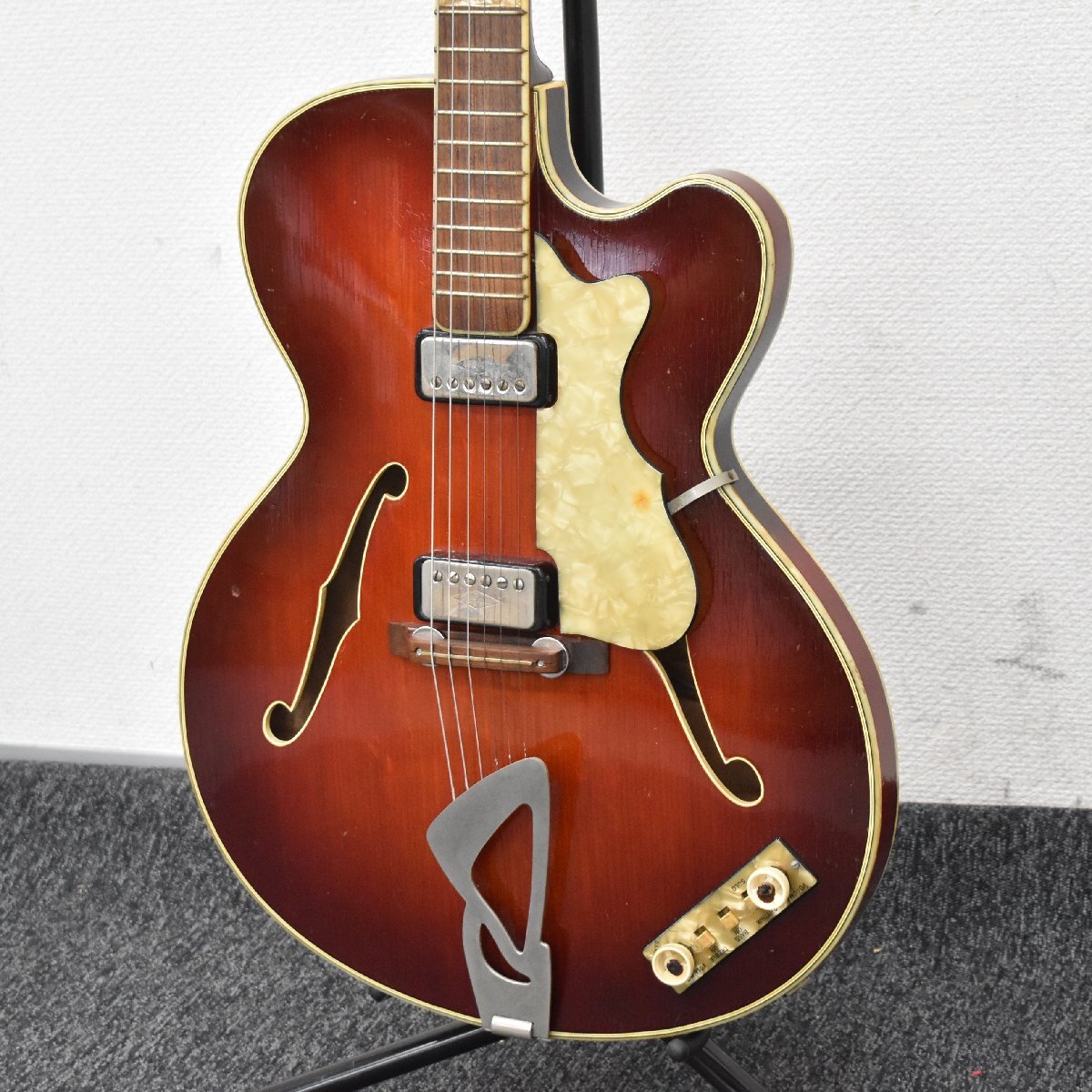 Σ2200 ジャンク品 HOFNER ヘフナー フルアコ ギターの画像1