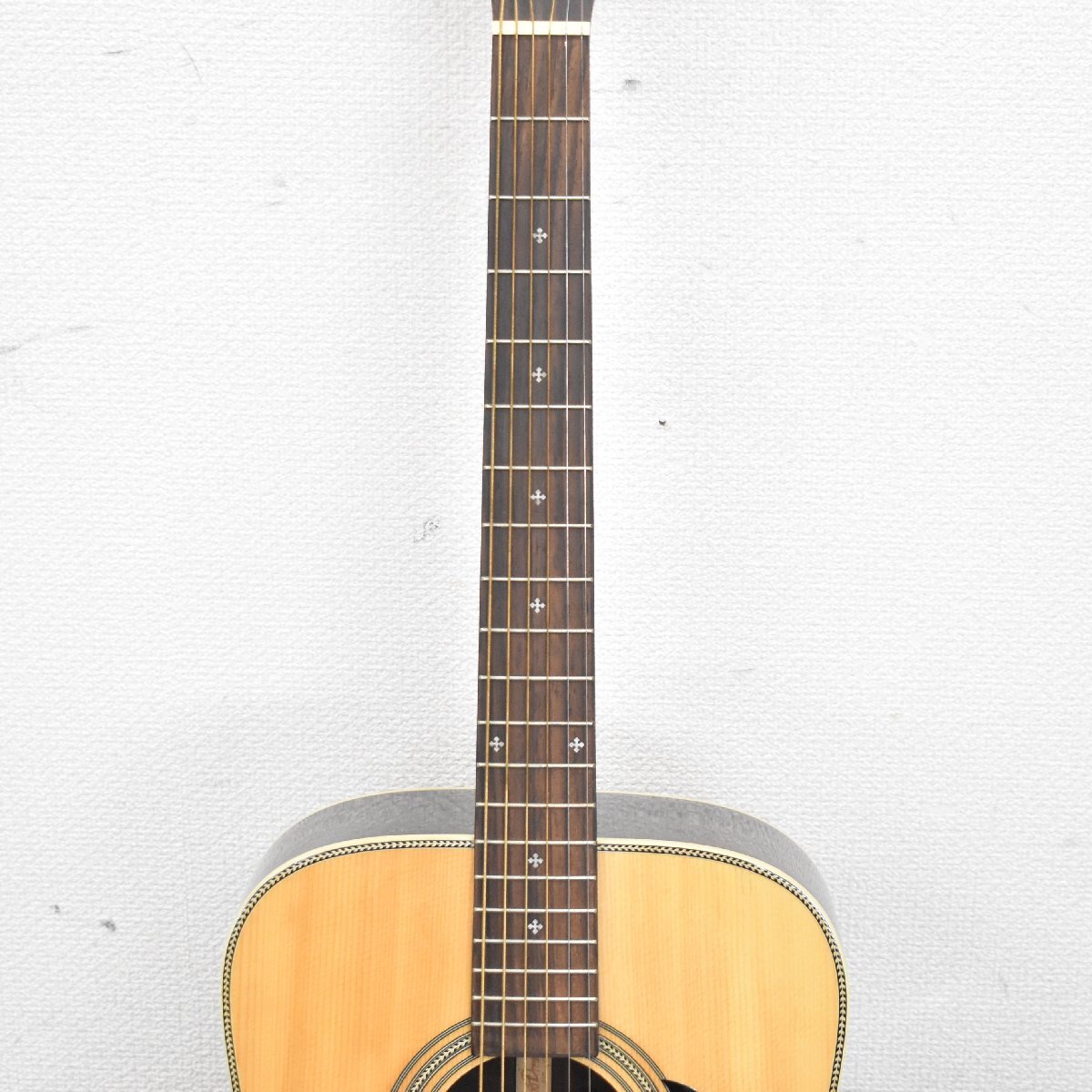 Σ2047 中古品 Aria Dreadnought AD-515 アリア アコースティックギター ＃SN 710 15 0398 07の画像3