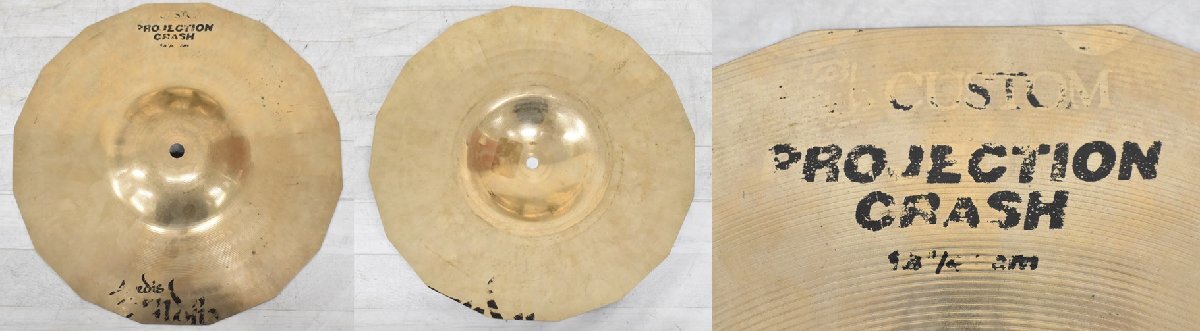 Σ1973 ジャンク品 Zildjian ジルジャン シンバル 7枚まとめの画像5