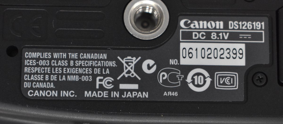 Σ2596 ジャンク品 Canon EOS kiss F キヤノン デジタル一眼レフカメラ ボディ_画像9