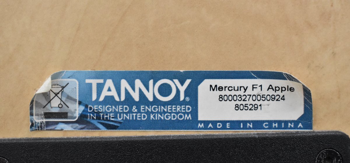 Σ2680 中古品 Tannoy Mercury F1 Apple タンノイ スピーカーの画像8