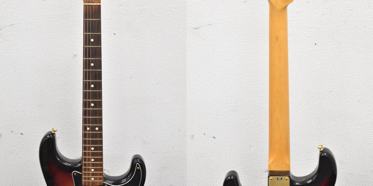 Σ2054 ジャンク品 Fender USA STRATOCASTER Stevie Rey Vaughan フェンダー エレキギター ＃SZ7146300の画像3