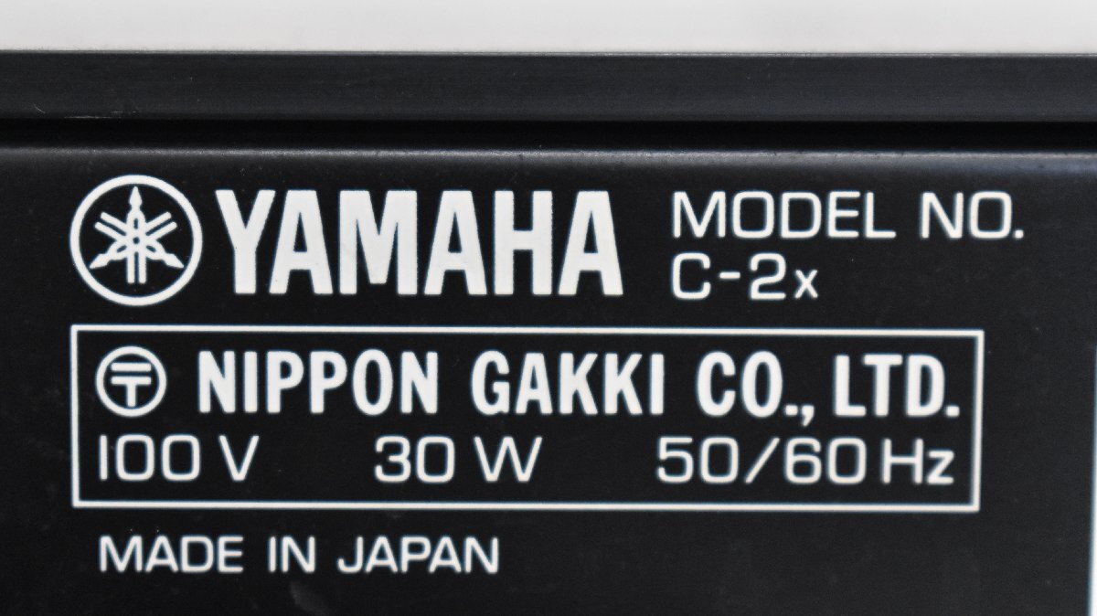 Σ2671 中古品 YAMAHA C-2x ヤマハ プリアンプ コントロールアンプの画像7