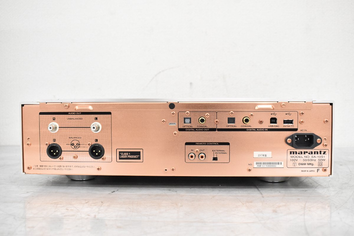 Σ2352 ジャンク品 marantz SA-10S1 マランツ CDデッキの画像7