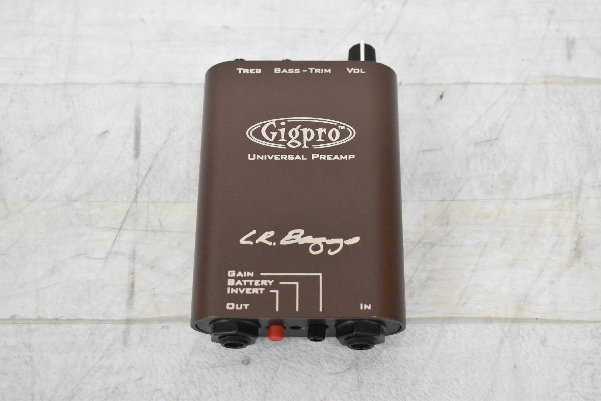 Σ2417 中古品 L.RBaggs Gig pro エルアールバッグス アコースティックギター用プリアンプの画像2