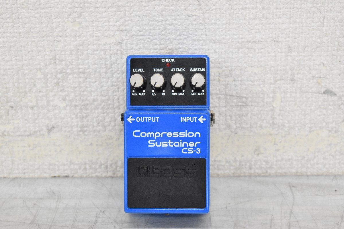 Σ2463 ジャンク品 BOSS Compression Sustainer CS-3 ボス エフェクターの画像2