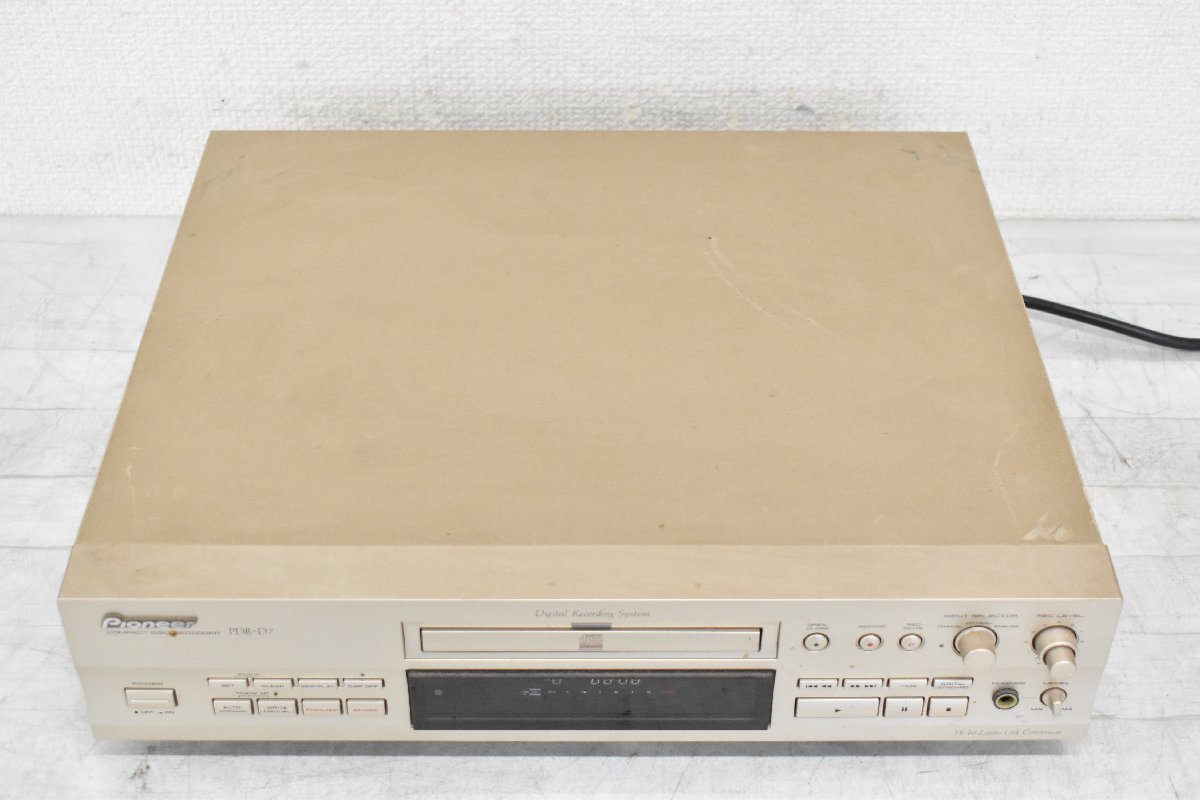 Σ2585 中古品 Pioneer PDR-D7 パイオニア CDデッキの画像3