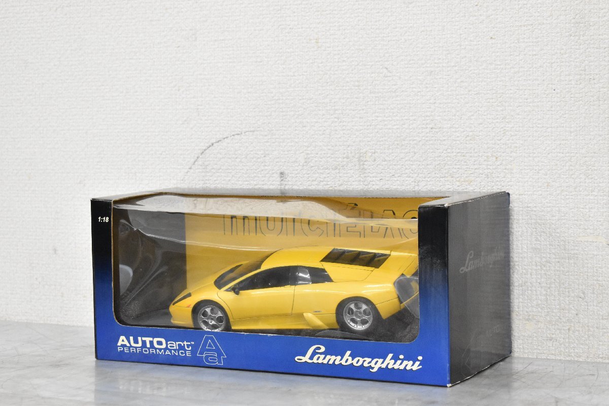 Σ2683 中古品 AUTOart Lamborghini Murcie'lago 1/18 オートアート ランボルギーニ ミニカー 元箱付きの画像1