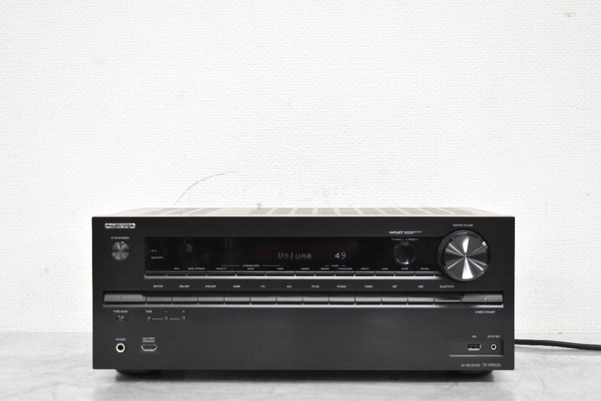 Σ2747 ジャンク品 ONKYO TX-NR636 オンキヨー AVアンプ 元箱付きの画像2