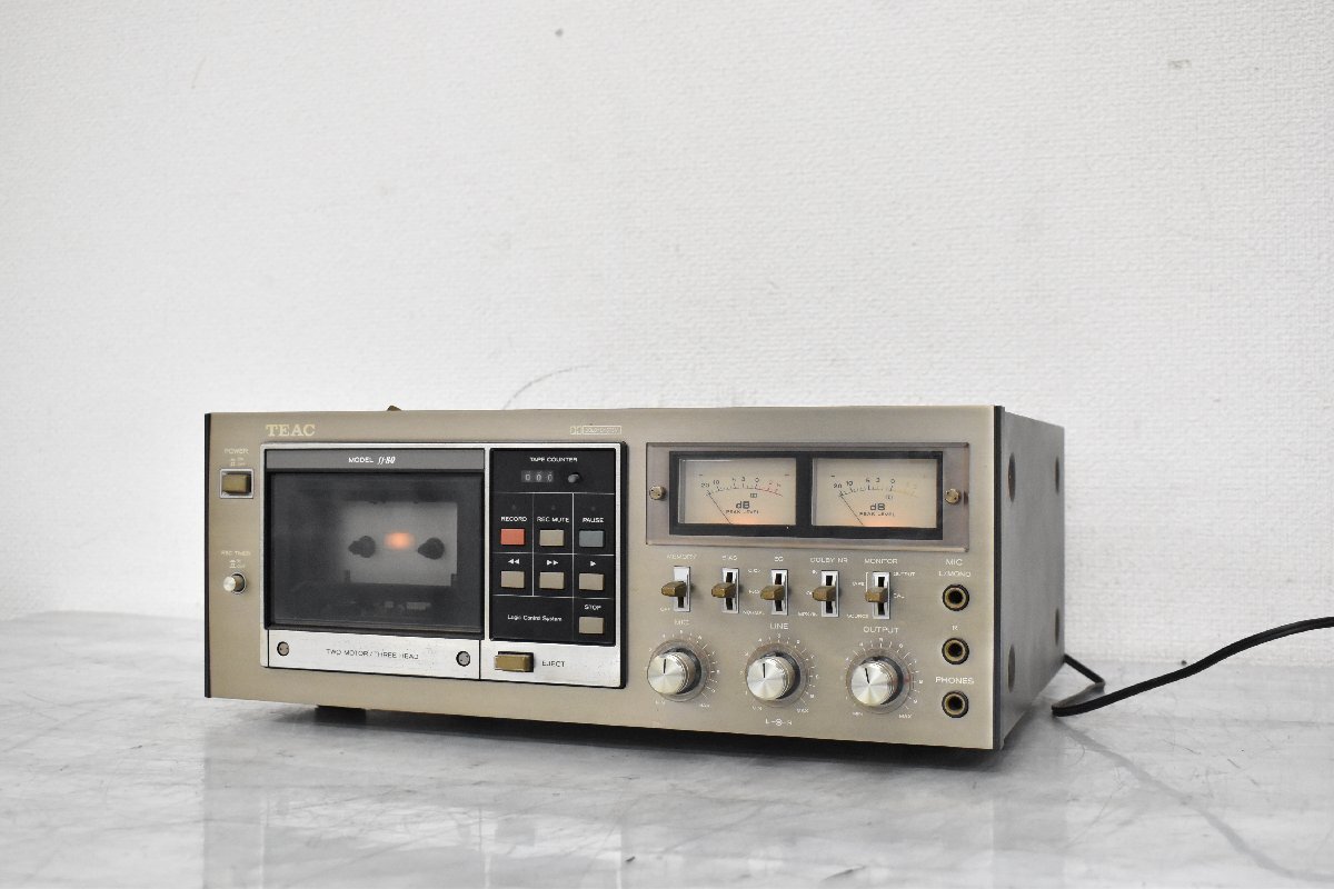 Σ2814 ジャンク品 TEAC ff-80 ティアック カセットデッキの画像1