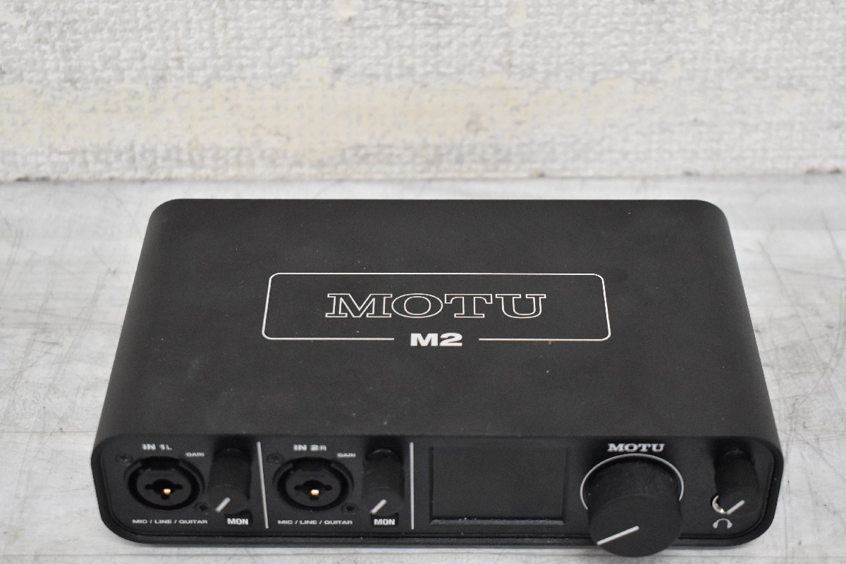 Σ2836 secondhand goods MOTU M2motsu audio interface origin box attaching 