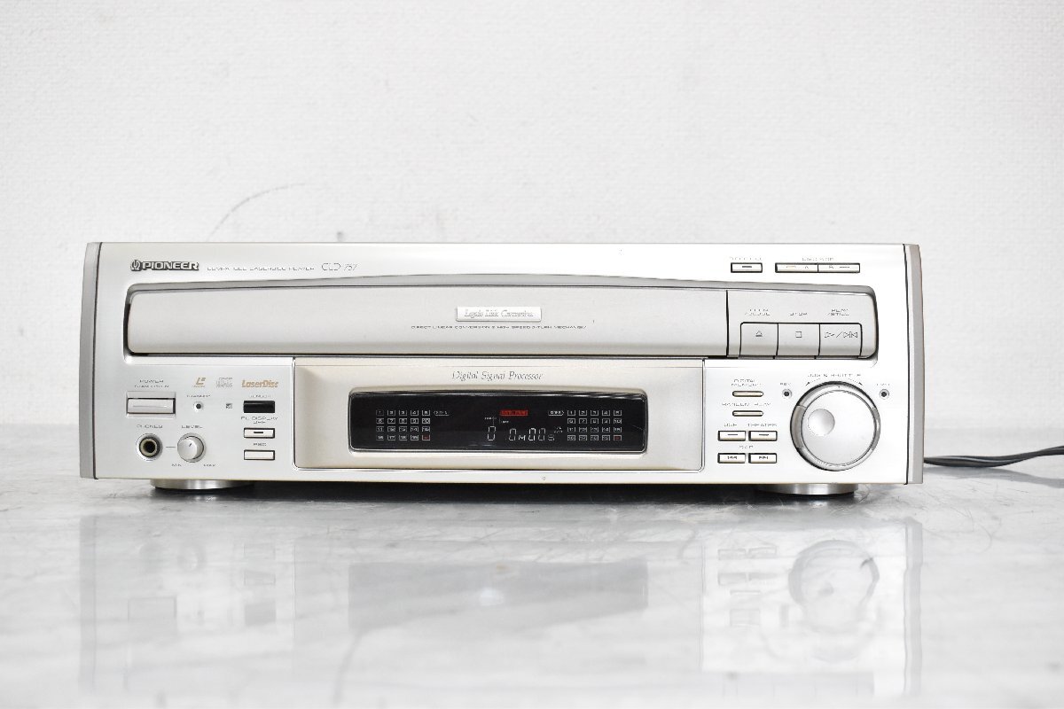 Σ2624 ジャンク品 Pioneer CLD-757 パイオニア LD/CD プレイヤーの画像2