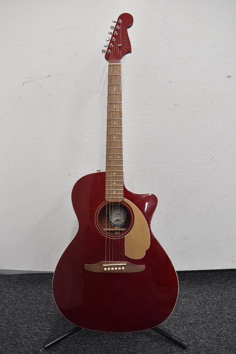 Σ2619 中古品 Fender Newporter Player CAR WN #IWA2126946 フェンダー エレアコギターの画像3