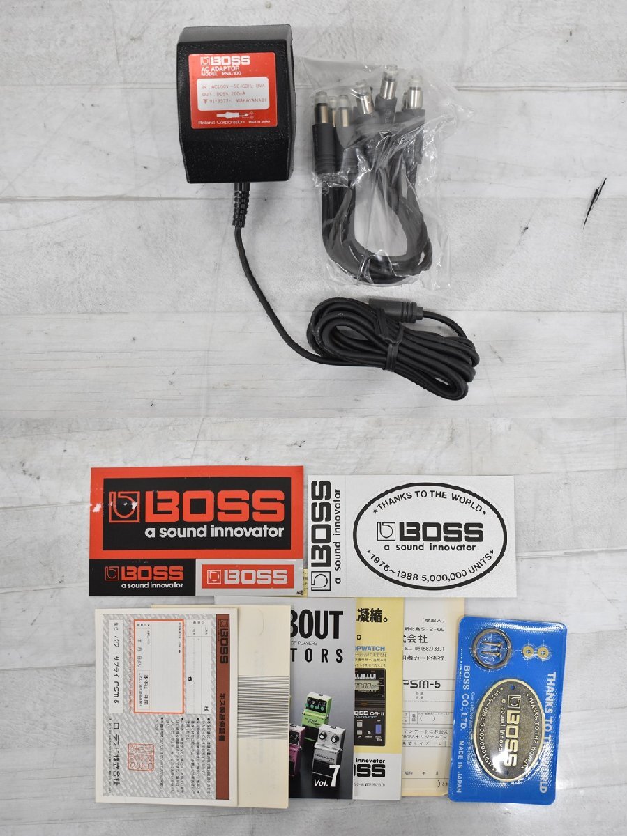 Σ2469 中古品 BOSS PowerSupply&Master Switch PSM-5 ボス エフェクター 元箱付きの画像10