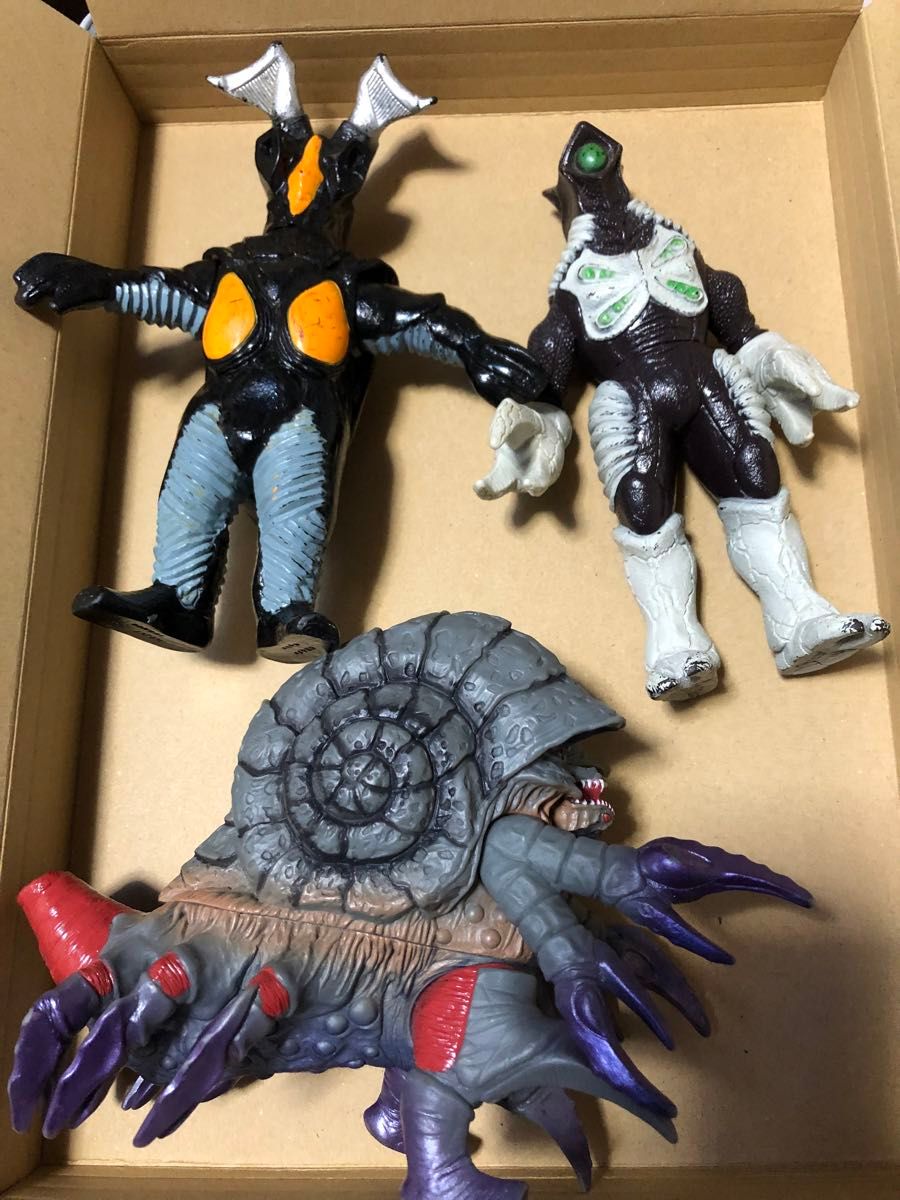 ウルトラマン　怪獣　ソフビ　ガタノゾーア　ゼットン　ザム星人