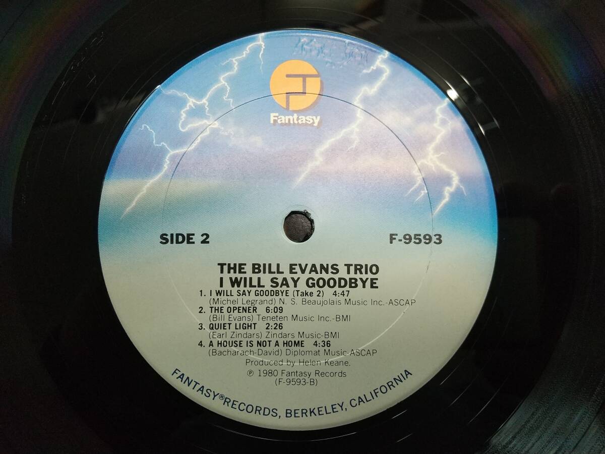 【LP】The Bill Evans Trio / I Will Say Goodbyeの画像5