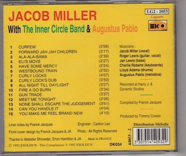 JACOB MILLER With Inner Circle Band & Augustus Pabloの画像2