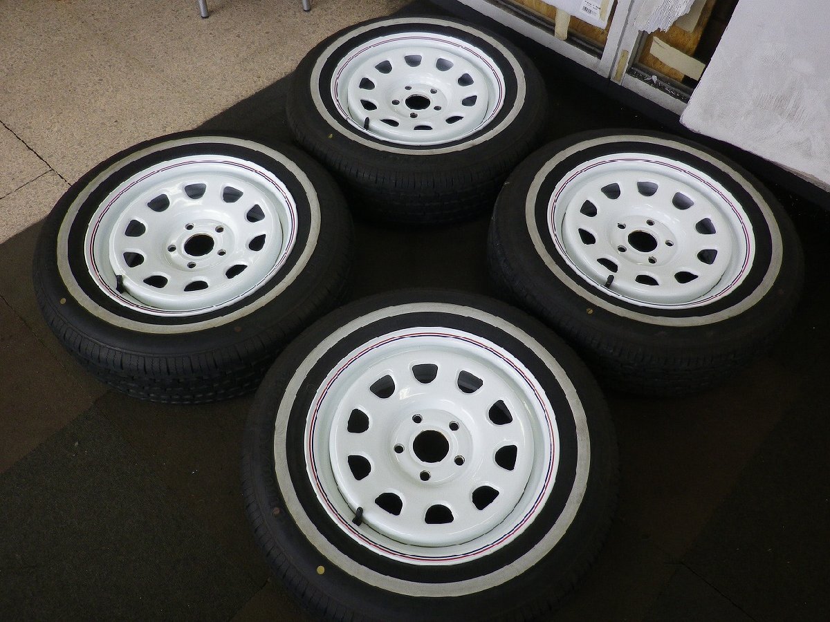 DAYTONA デイトナ♪15×6J PCD108 5H 実測+30♪レーダー ディーマックス クラシック 185/70R15 89V 2022年製 ルノー カングー用♪R602SS7_画像4