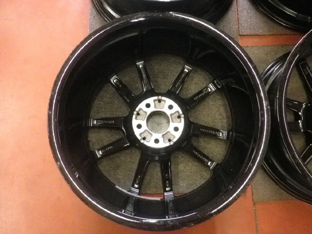 メルセデスベンツ Cクラス W205純正♪19×7.5/8.5J PCD112 5H +33/+52 ハブ66.6♪店頭受け取り歓迎♪ホイールのみ4本販売♪R603W56_画像3