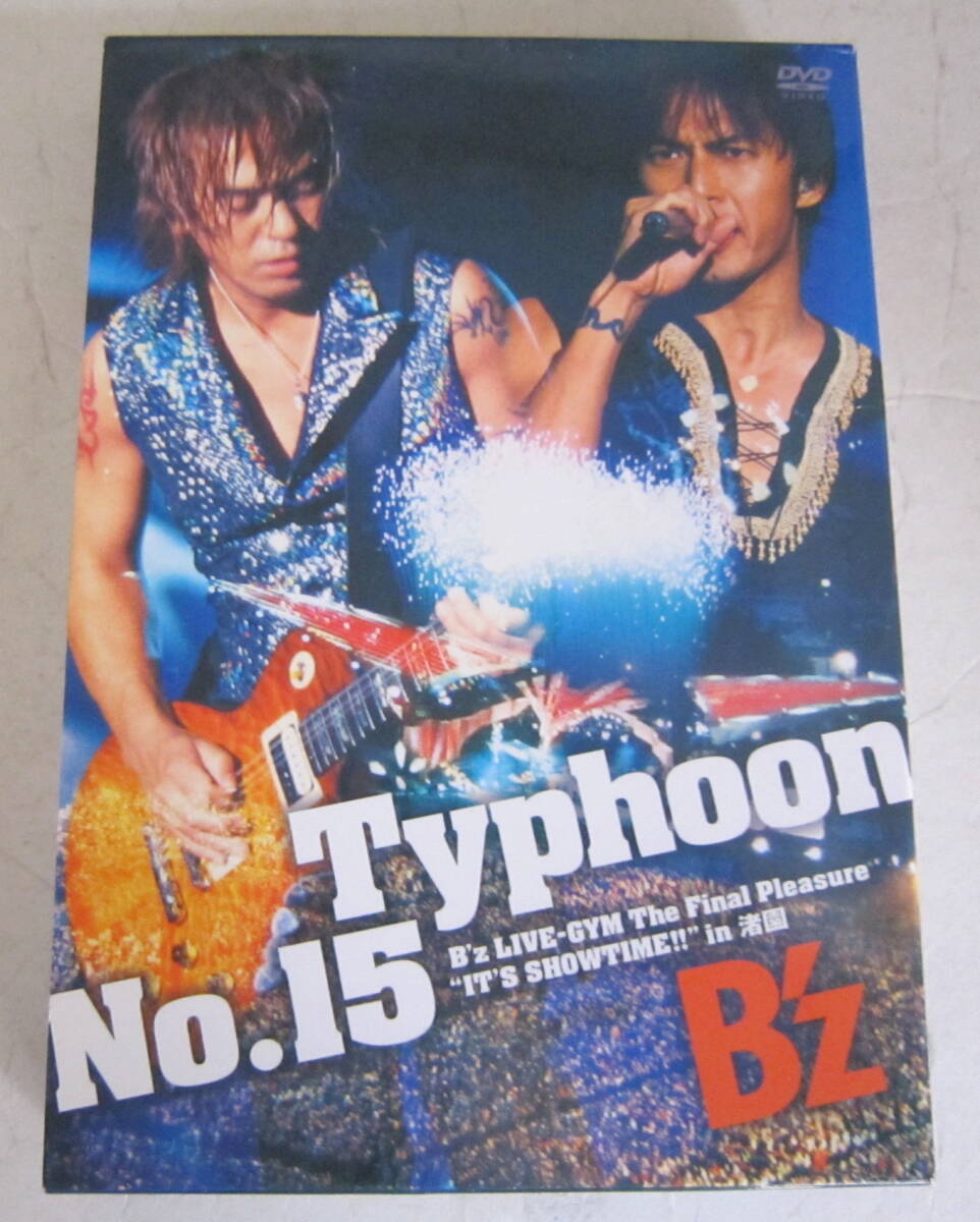 DVD B'z Typhoon No.15 LIVE-GYM The Final Pleasure "IT'S SHOWTIME !!" in 渚園 3枚組_画像1