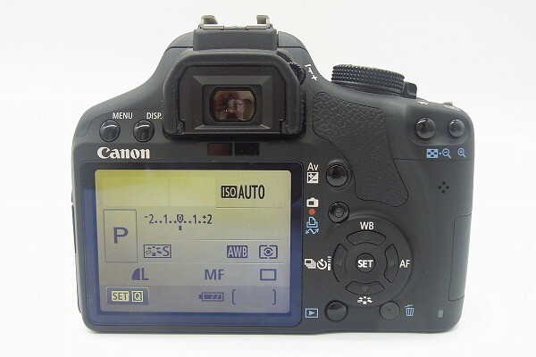 CANON キャノン EOS KISS X3 EF-S 18-55 / EF-S 55-250 ダブルズームキット デジタル一眼レフカメラ 箱付き 通電確認済みの画像2