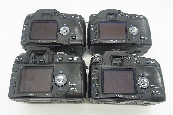 H24-4 SONY ソニー α アルファ DSLR-A100 デジタル一眼レフカメラ 4点 まとめ セットの画像2