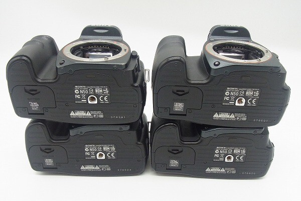 H24-4 SONY ソニー α アルファ DSLR-A100 デジタル一眼レフカメラ 4点 まとめ セットの画像4