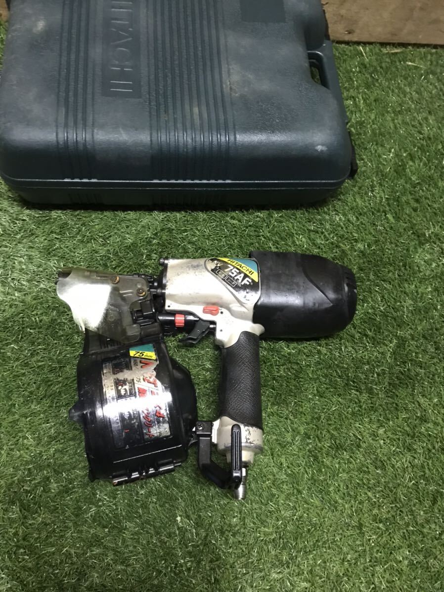 6800円 動作良好!日立 HIKOKI 常圧 75mm コイルネイラ 釘打ち機 6800円 動作良好!日立 HIKOKI 常圧 75mm コイルネイラ 釘打ち機