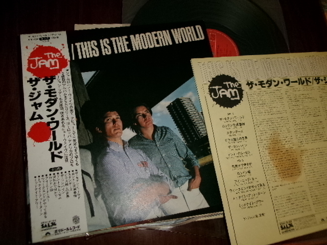 パンク■THE JAM/ザ・ジャム japanese OBI帯付LP「モダンワールド/The Modern World」2500yenOBI_画像1