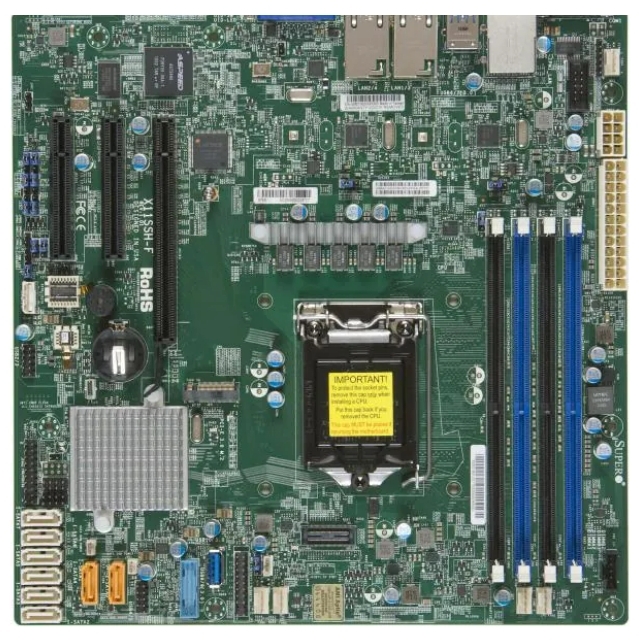 Supermicro X11SSH-F LGA 1151 Socket H4 C236 DDR4 MicroATX Motherboardの画像1