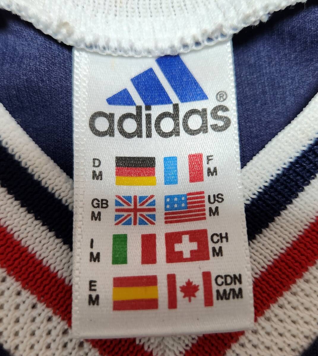 98ユーゴスラビア Yugoslavia (H)＃10 ストイコビッチ STOJKOVIC 半袖 ADIDAS 98フランスW杯仕様 M_画像7